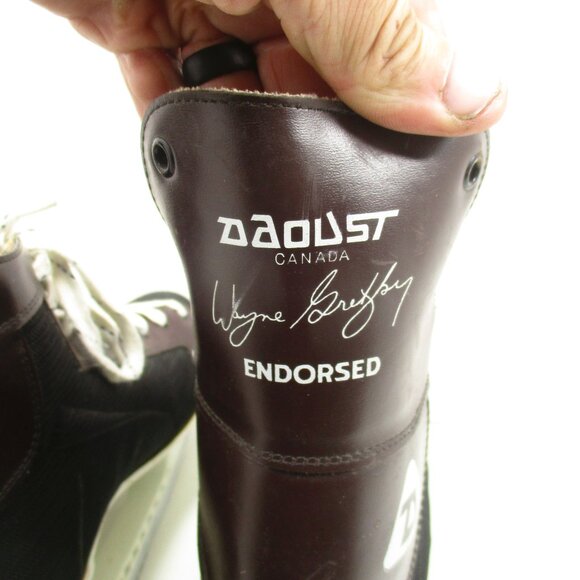 Vintage Daoust Ice Hockey Skates Size 12 WAYNE GRETZKY ENDORSED RARE! - Picture 8 of 13